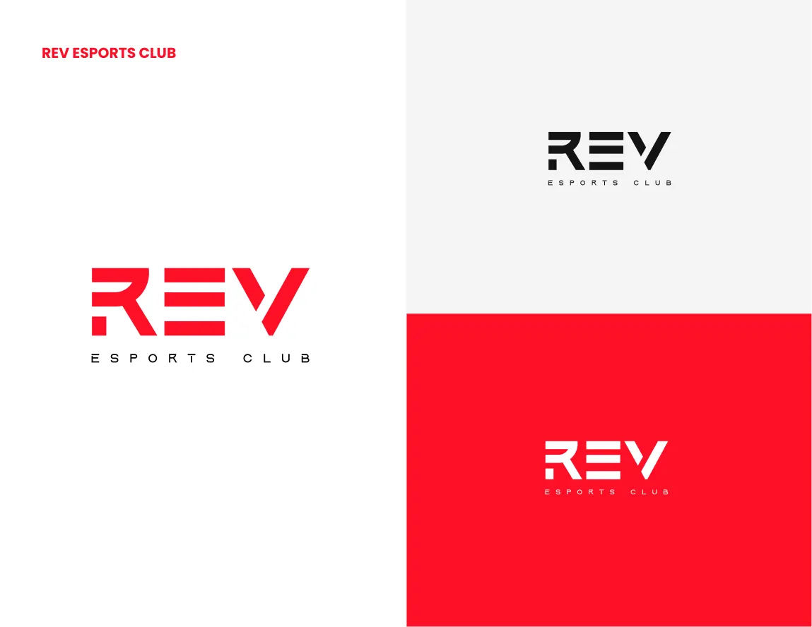 REV Esports Club — proyecto real de marca FELPABIZ